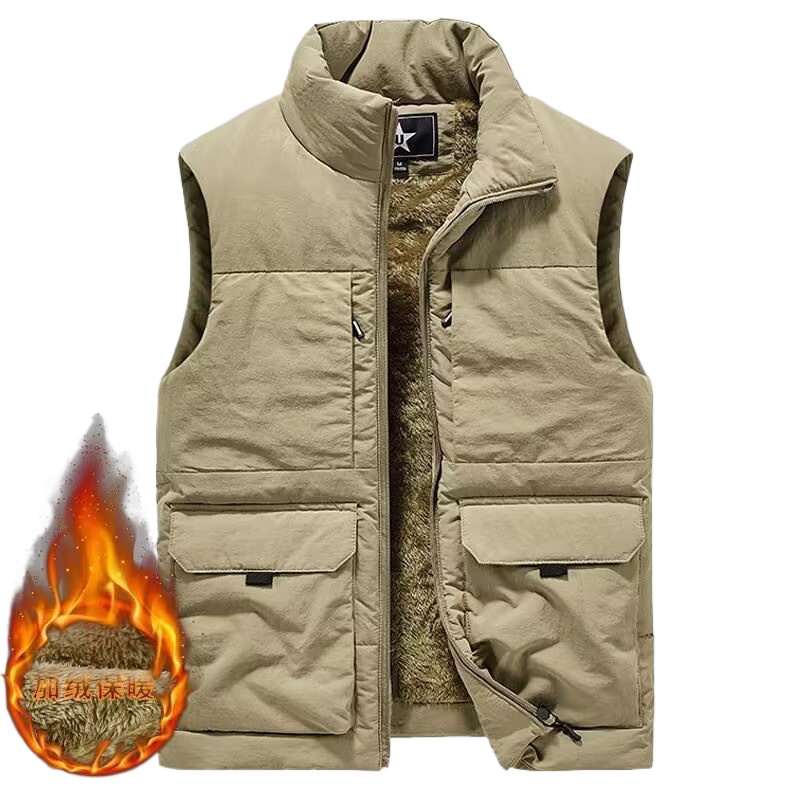 Outdoor Hunting Fleece - Gilets de chasse Cargo pour hommes,
