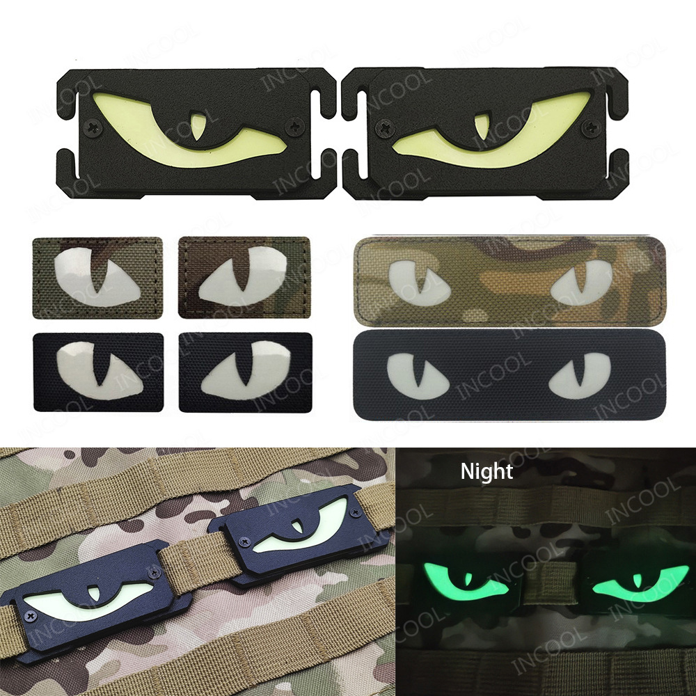 Hunting Blind Fabric - Yeux de chat brillent dans la