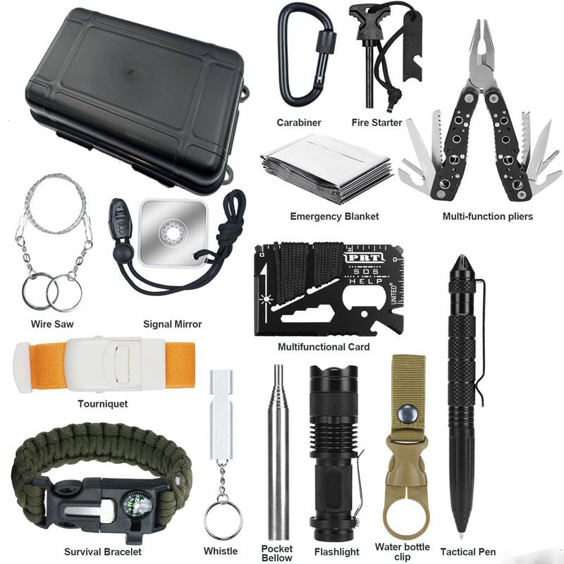 Hunting Outdoor Gear - Kit d'outils de survie compact et