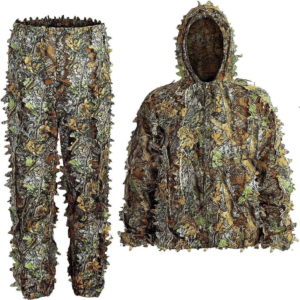Ghillie Suit Woodland - Combinaison de camouflage Ghillie pour hommes,