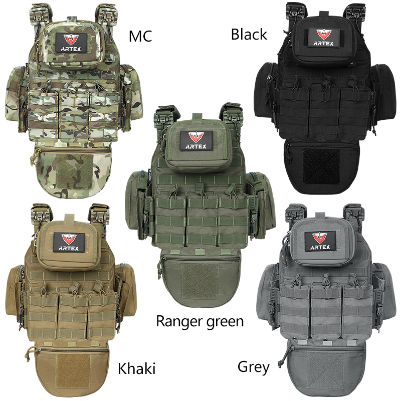 Hunting Outdoor Gear - Gilet tactique 6094, lumière détachable rapide,