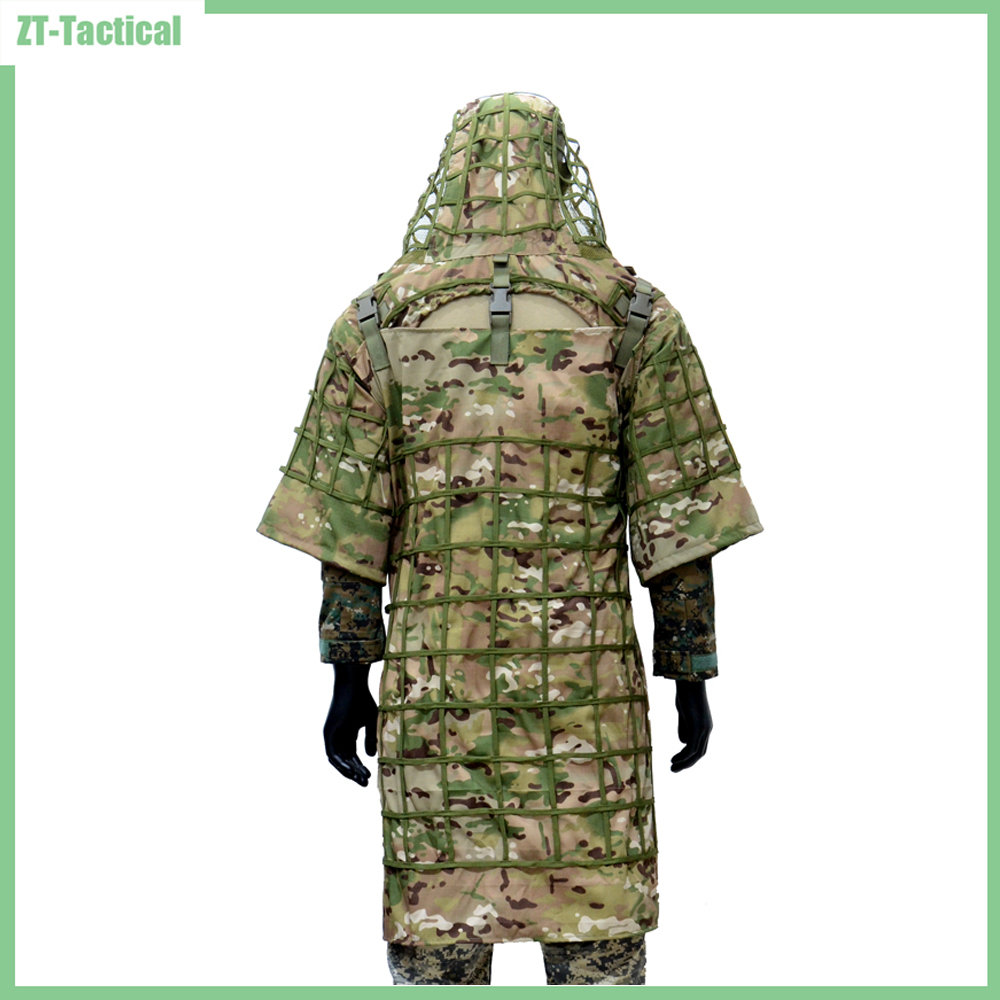 Ghillie Suit Woodland - Fondation de costume Ghillie, Poncho Ghillie,