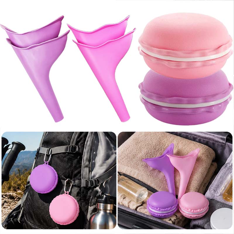 Outdoor Hunting Toilet - Dispositif d'urination féminin en silicone réutilisable,