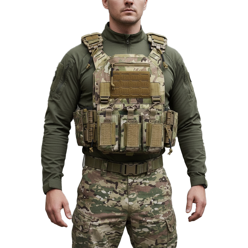 Hunting Outdoor Gear - Gilet tactique Chaleco en Nylon 1000d,