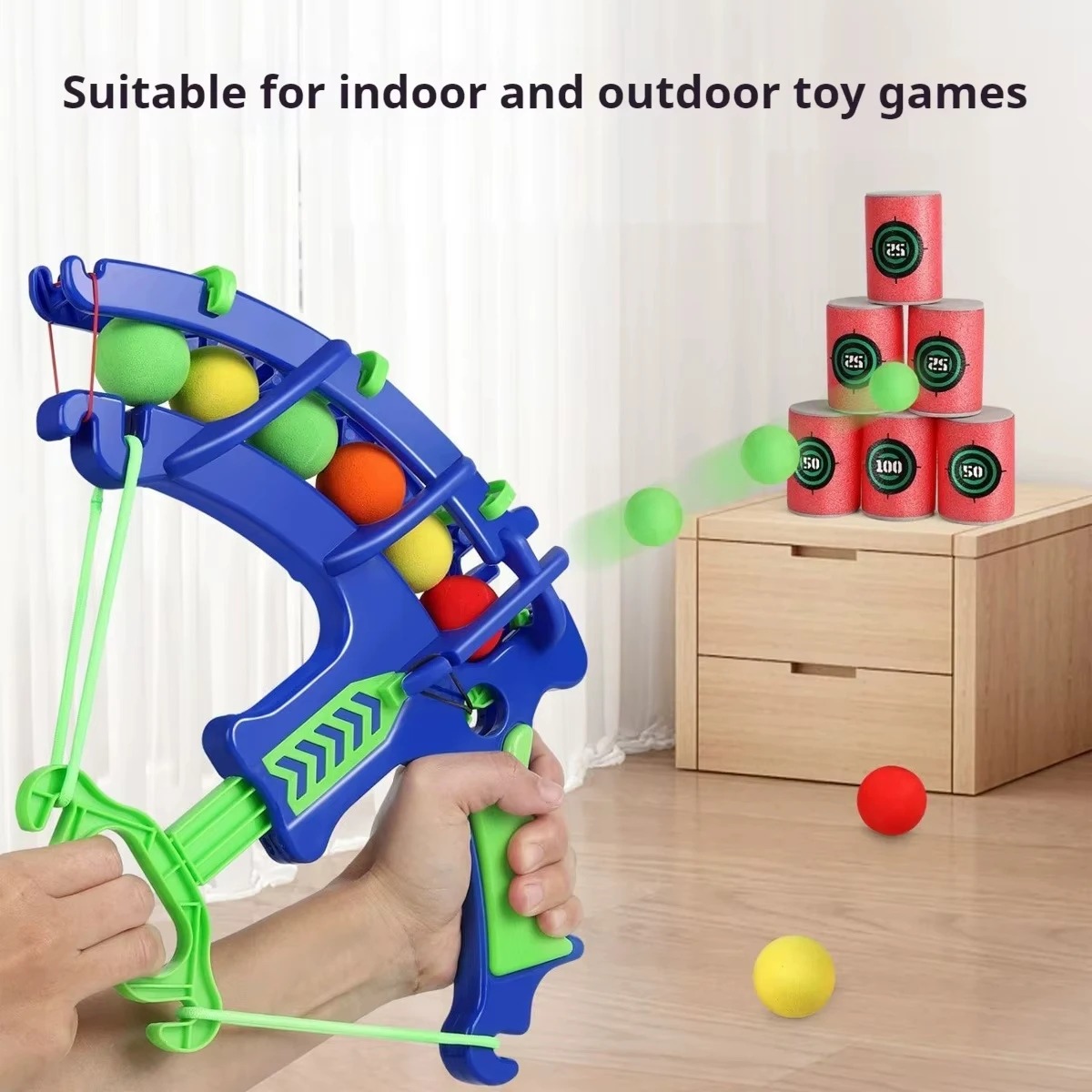 Outdoor Hunting Toys - Pistolet à bulles automatique avec cible