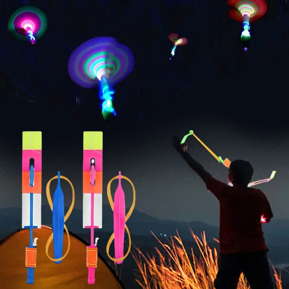 Outdoor Hunting Toys - 5/10/20 pièces lumière LED flèche hélicoptère