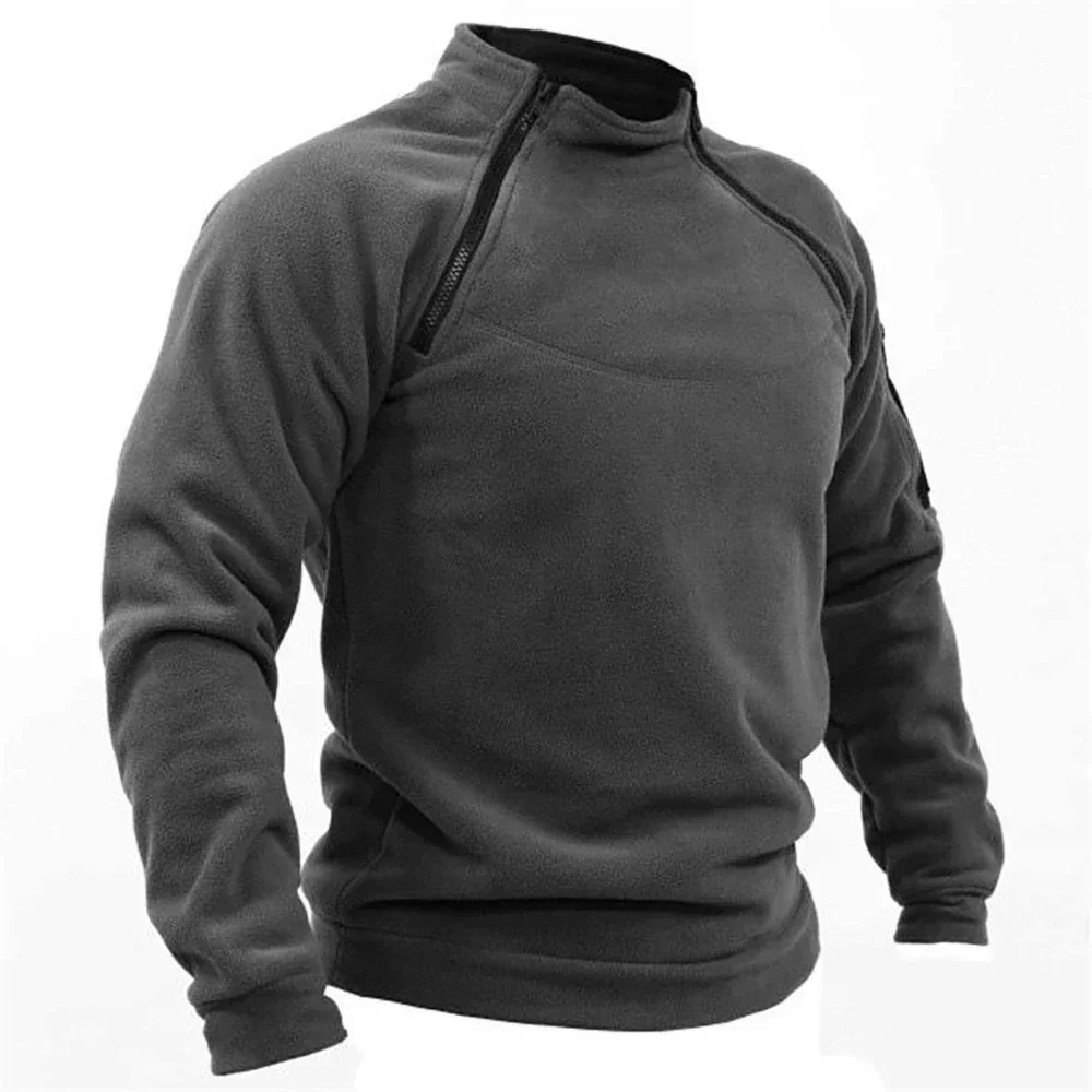 Outdoor Hunting Fleece - Veste polaire tactique d'extérieur pour homme,