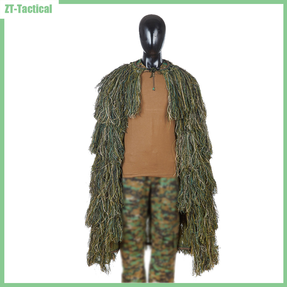 Ghillie Suit Woodland - DulSniper-Poncho mesurillie léger pour airsoft et