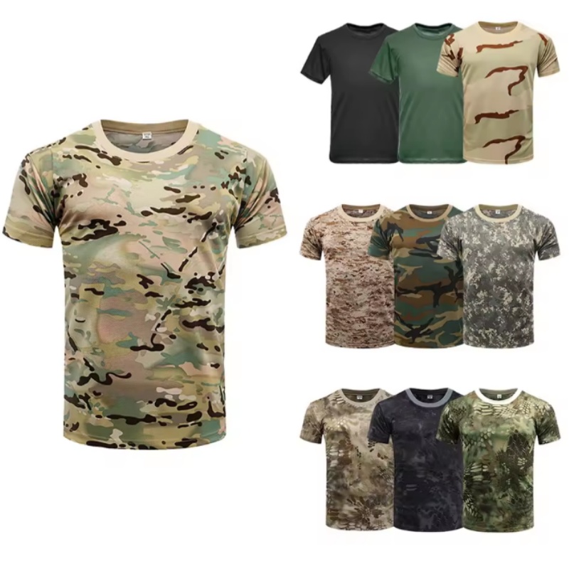 Outdoor Hunting T Shirts - T-shirts de sport pour hommes, camouflage