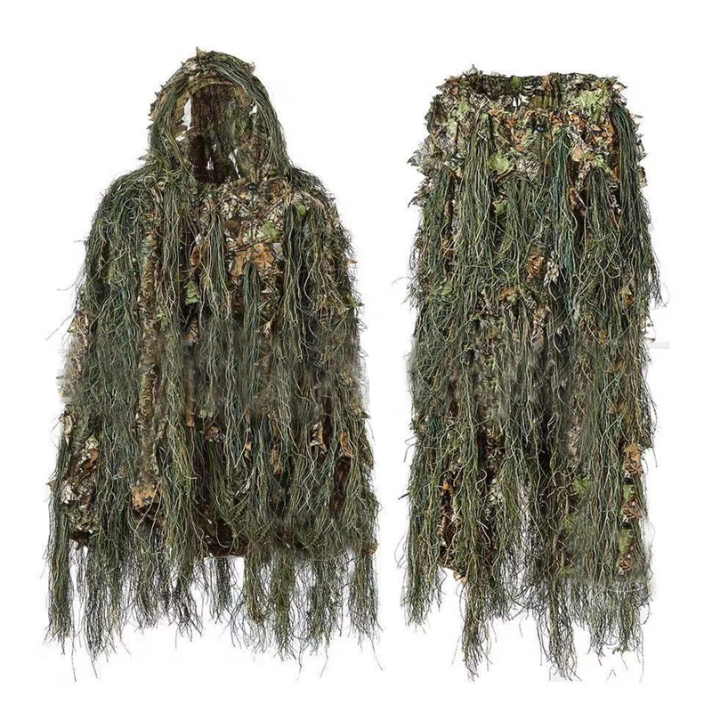 Ghillie Suit Woodland - Mesurillie imbibé chasse calcul terre 3D