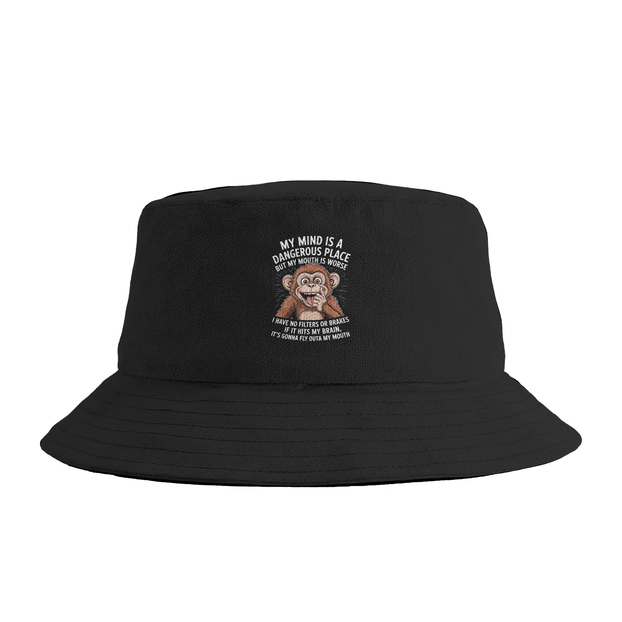Outdoor Hunting Place - Chapeau de pêcheur avec citation sarcaste