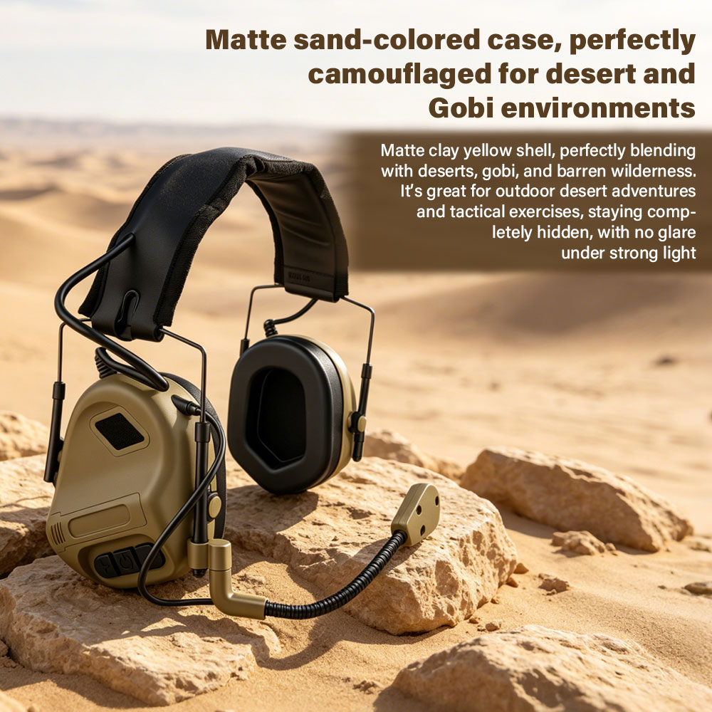 Shooting Ear Muff - Casque tactique de communication avec réduction