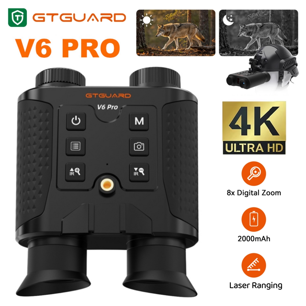 Hunting Outdoor Day - Jumelles de vision nocturne 4K avec