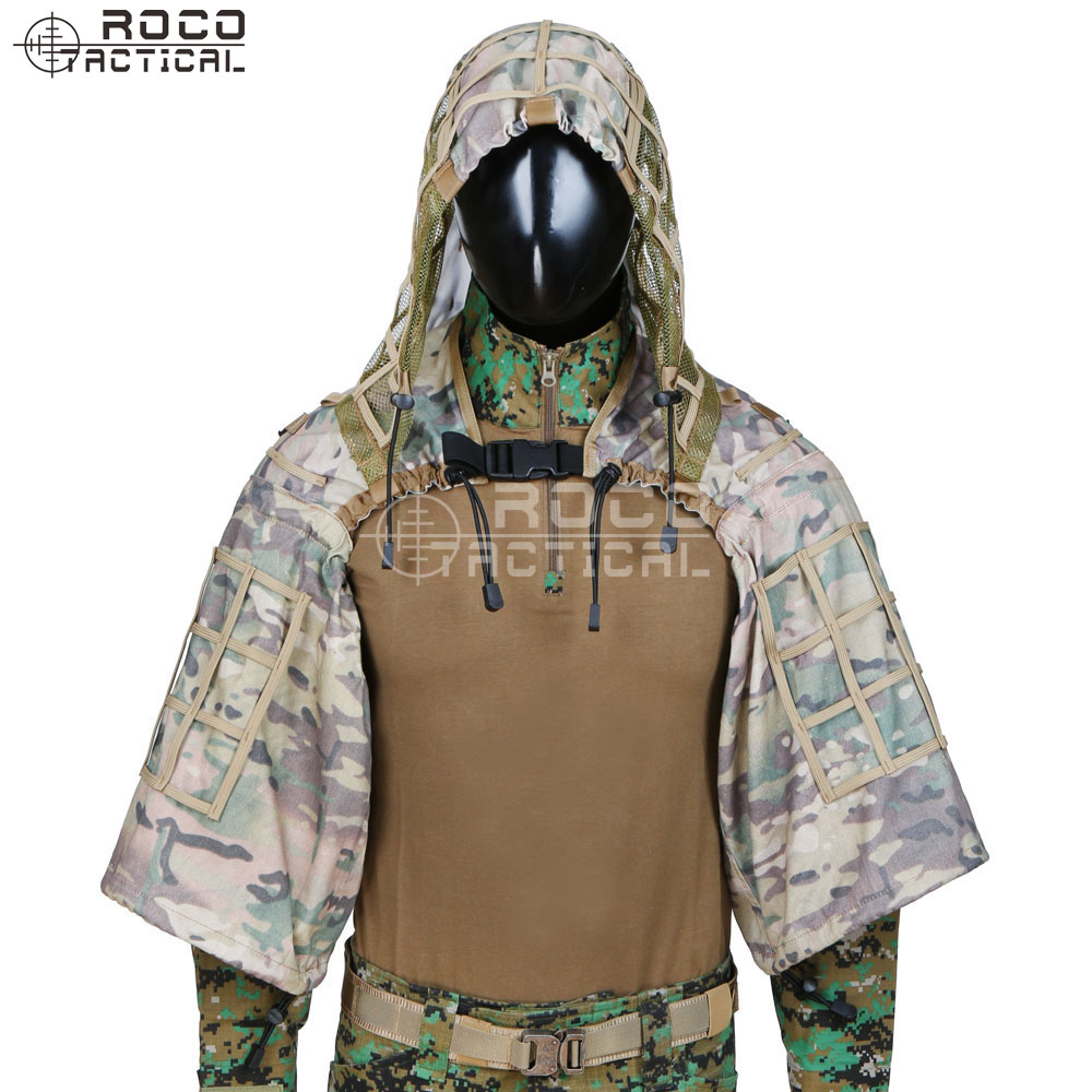 ROCOTACTICAL-mesurillie Viper  - Ghillie Suit Woodland avis et prix
