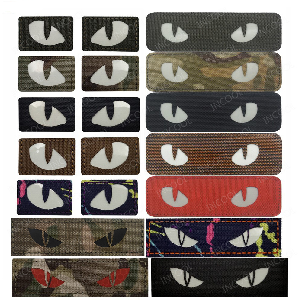 Yeux de chat brillent dans la  - Hunting Blind Fabric avis et prix