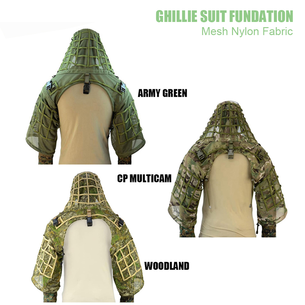Fondation de costume Ghillie,  - Ghillie Suit Woodland avis et prix