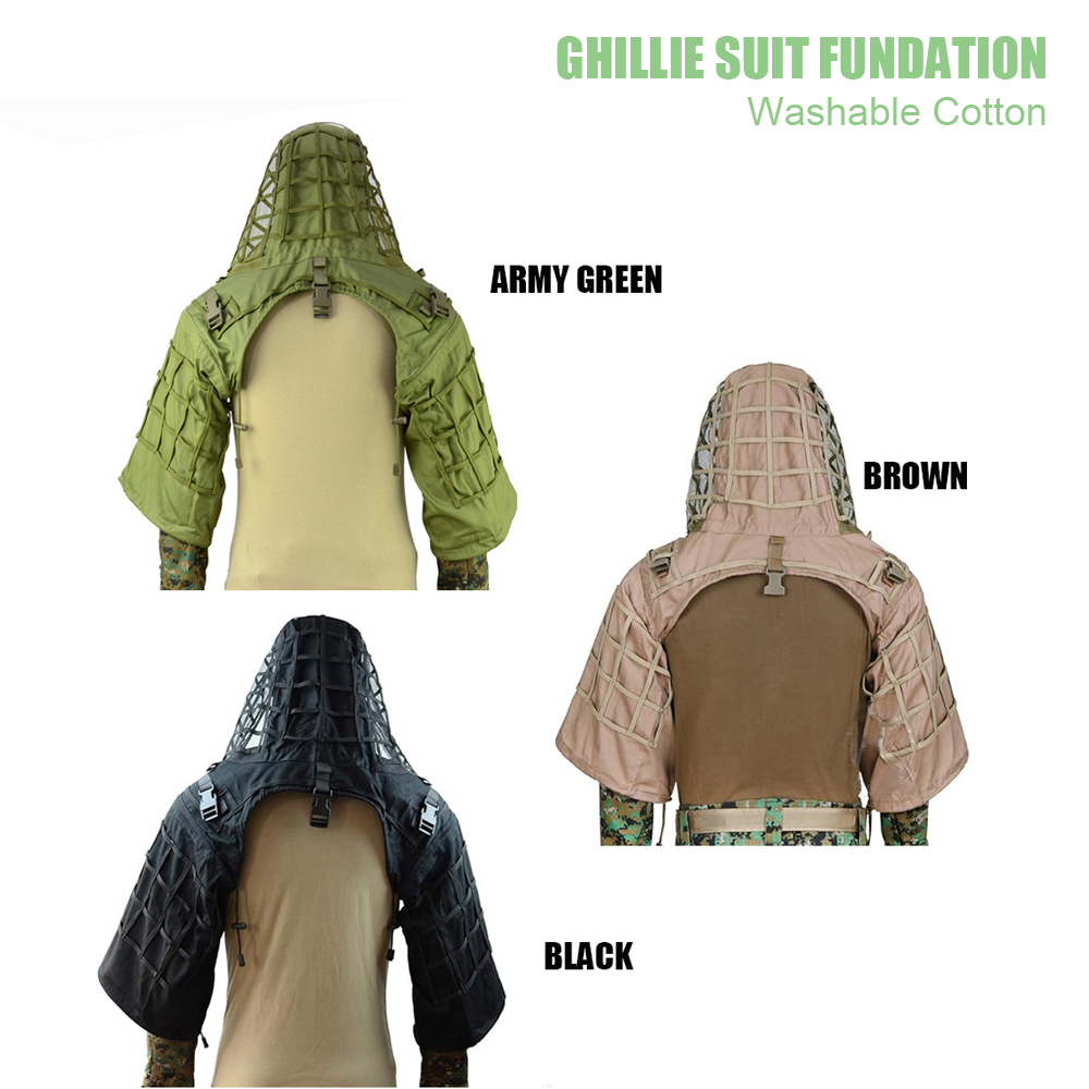 Fondation de costume Ghillie,  - Ghillie Suit Woodland avis et prix
