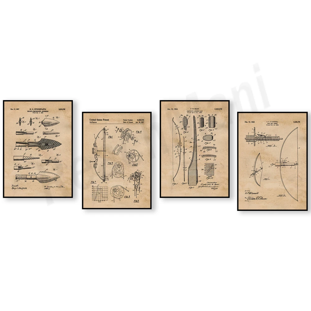 Impression de brevet d'arc et  - Outdoor Hunting Paintings avis et prix