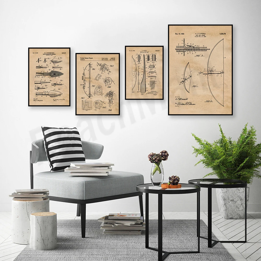 Impression de brevet d'arc et  - Outdoor Hunting Paintings avis et prix