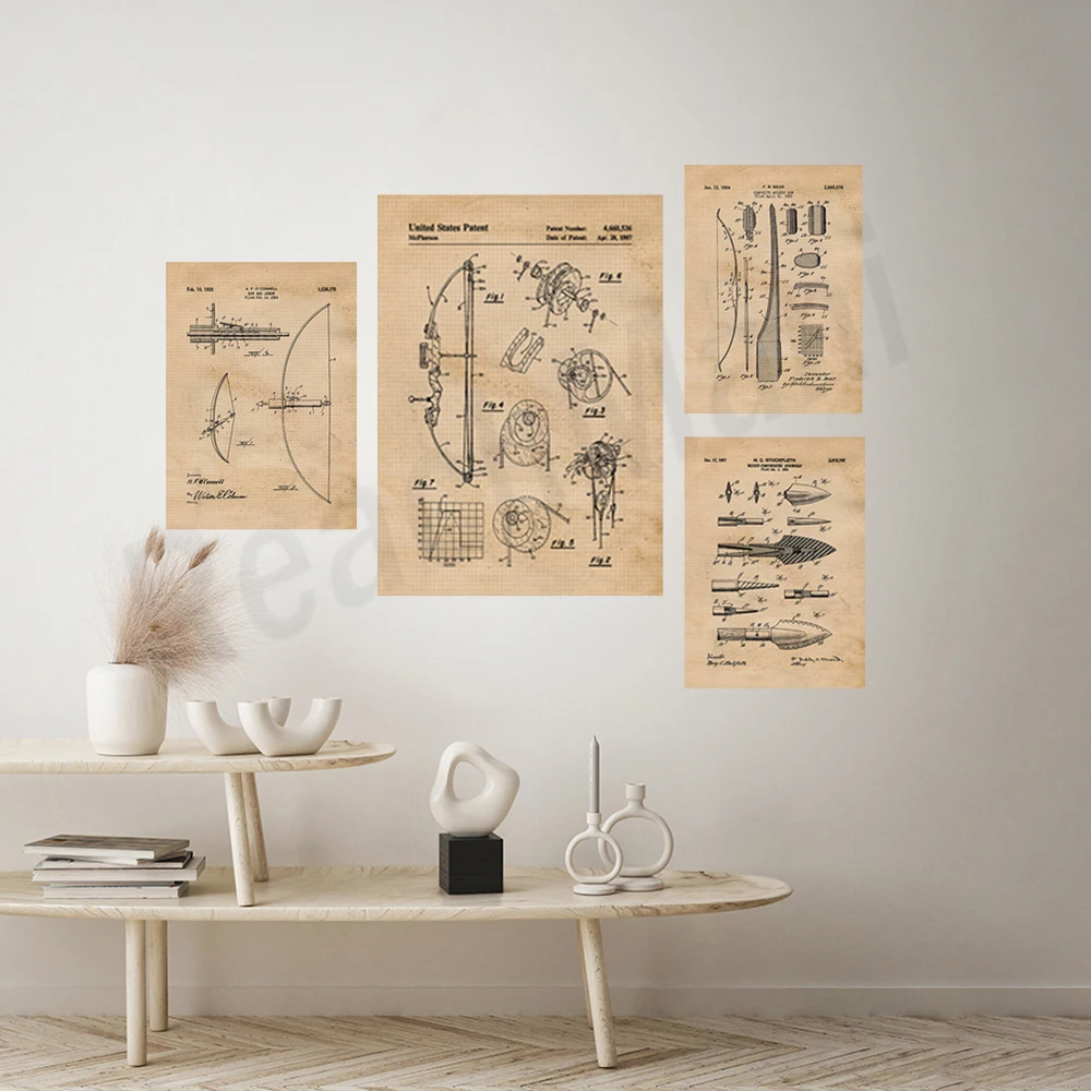 Impression de brevet d'arc et  - Outdoor Hunting Paintings avis et prix