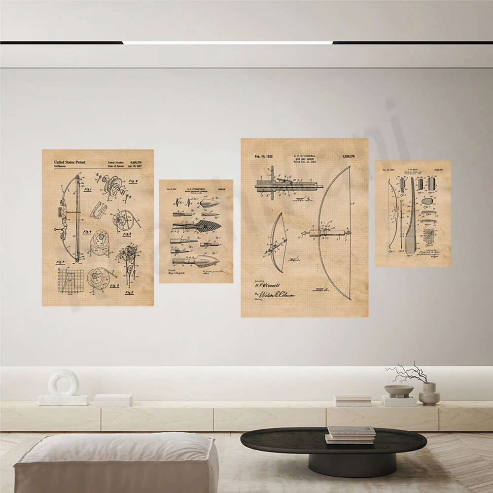 Impression de brevet d'arc et  - Outdoor Hunting Paintings avis et prix