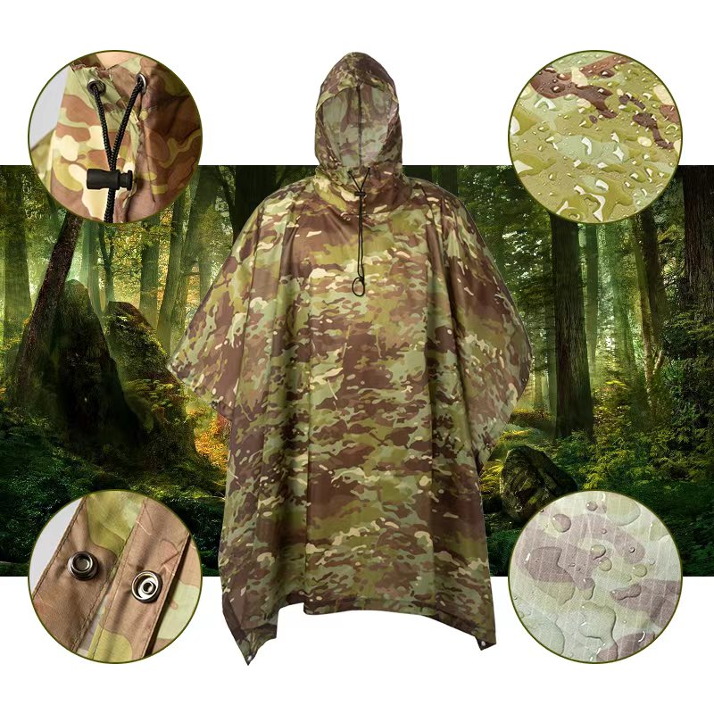 Poncho de Camouflage respirant - Ghillie Suit Woodland avis et prix