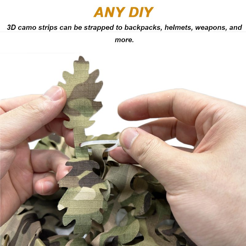 Bandes de Camouflage 3D, 5 piè - Ghillie Suit Woodland avis et prix