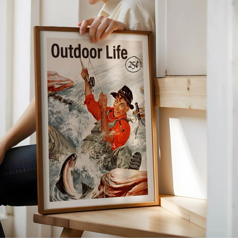 Toile de pêche à la mouche Vin - Outdoor Hunting Paintings avis et prix