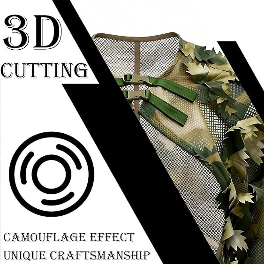 Veste de camouflage style cape - Ghillie Suit Woodland avis et prix