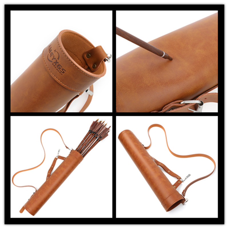 1 porte-flèches en similicuir  - Outdoor Hunting Youtube avis et prix
