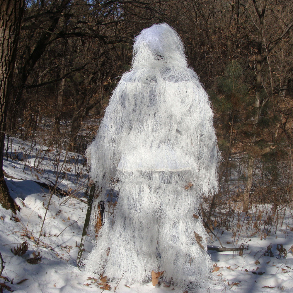 Costumes Ghillie de neige blan - Ghillie Suit Woodland avis et prix