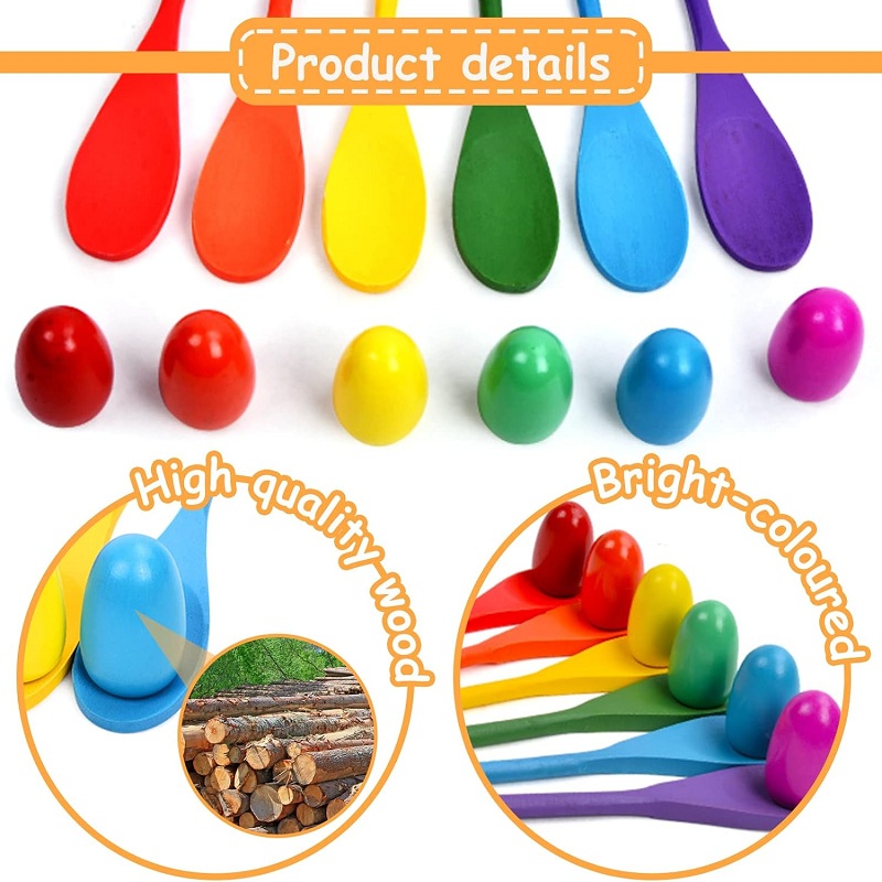 Cuillère à œufs en bois pour e - Outdoor Hunting Games For Kids avis et prix