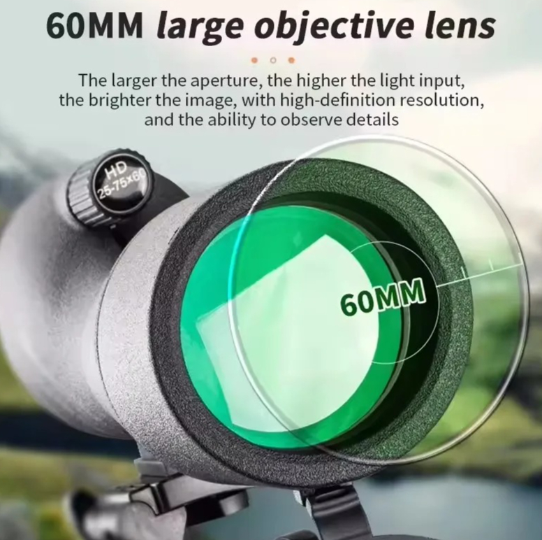 Longue-vue zoom HD 25-75x60, t - Hunting Outdoor Watch avis et prix
