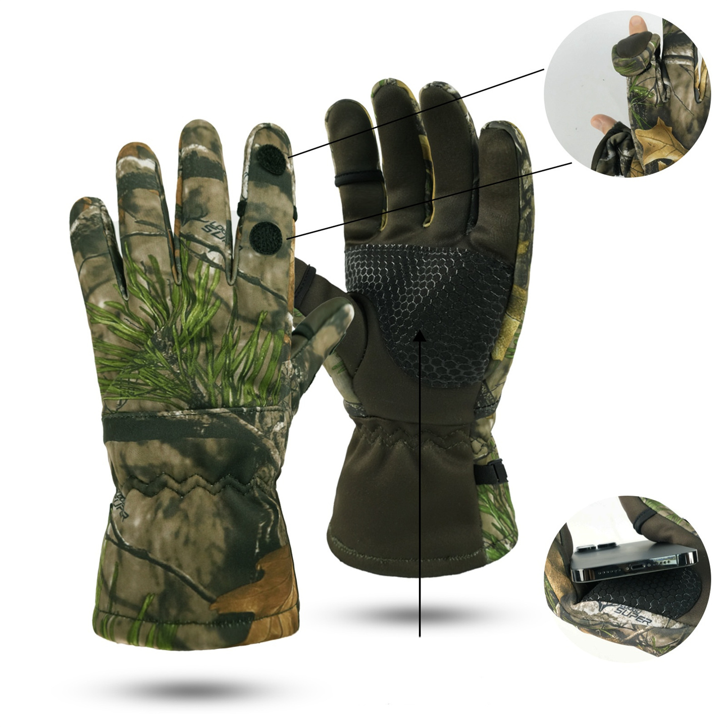 Gants de chasse bioniques en p - Outdoor Hunting Fleece avis et prix