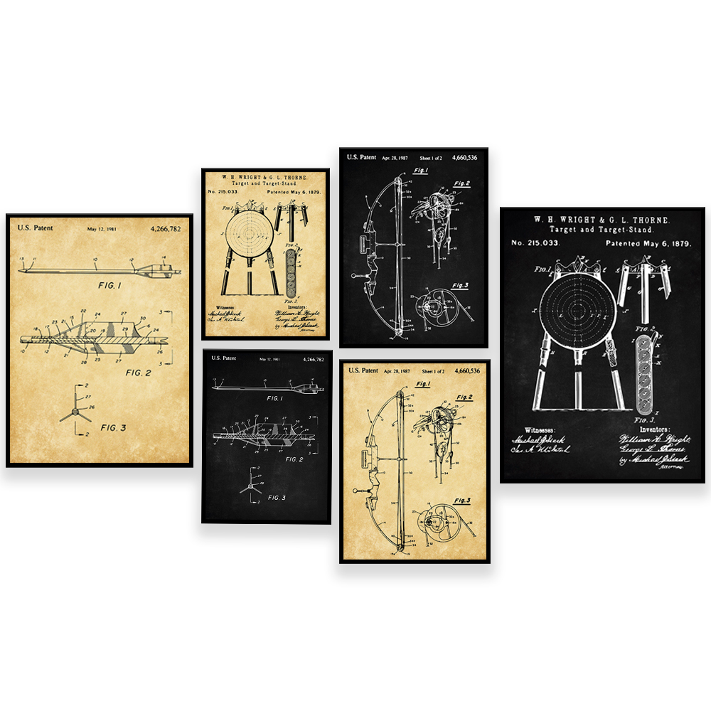 Imprimés de brevets d'archerie - Outdoor Hunting Paintings avis et prix